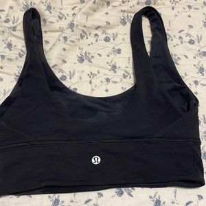 Lululemon align bra, black/black camo - reversible. Size 4